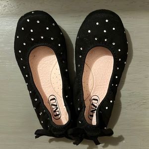Black dress flats toddler size 9